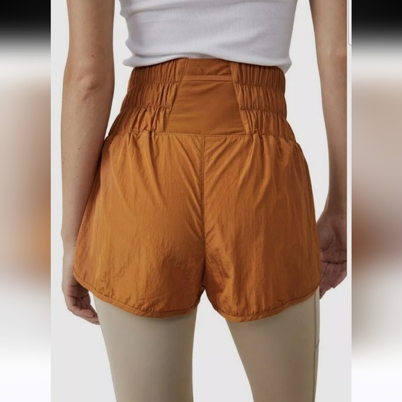 FP Movement Size Large The Way Home Rust Orange Running Shorts - Picture 10 of 11